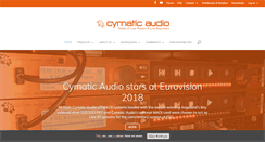 Desktop Screenshot of cymaticaudio.com